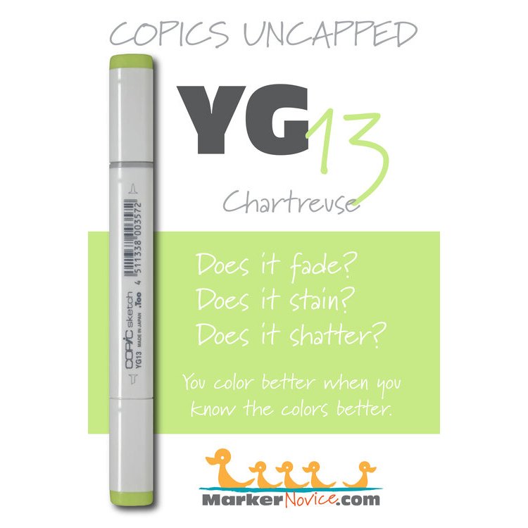 YG13 - Copic Sketch Marker Chartreuse — Violeta Ink
